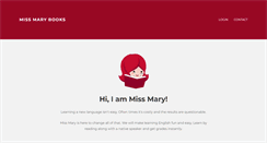 Desktop Screenshot of missmarybooks.com
