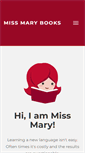 Mobile Screenshot of missmarybooks.com